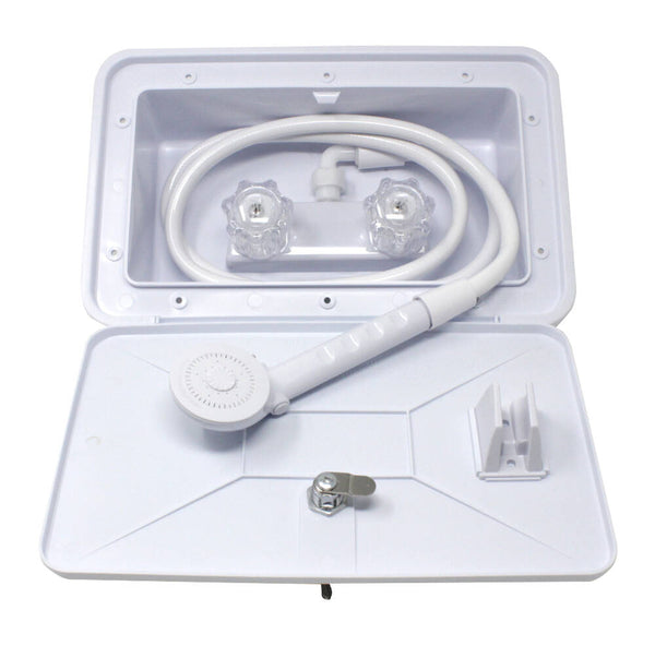 Lasalle Bristol White Exterior Shower Box with Hose  • 74800601W