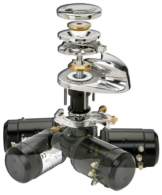 Lewmar V2 Series 1433 lb 1/2" Line, 5/16" Chain Gypsy Only Vertical Line/Chain Windlass  • 6672011108-138