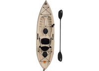 Lifetime Tamarack Angler 100 Fishing Kayak w/ Paddle - Tan  • 90508