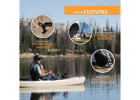 Lifetime Tamarack Angler 100 Fishing Kayak w/ Paddle - Tan  • 90508