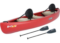 Lifetime Kodiak 130 Canoe with Paddles - Red  • 90658
