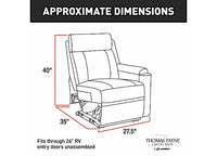 Thomas Payne Heritage Series Millbrae RV Theater Seating Left Hand Recliner  • 2020129263
