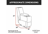 Thomas Payne Heritage Series Grummond RV Theater Seating Center Console  • 2020129291