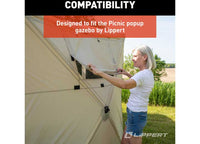 Lippert Picnic Popup Gazebo Wind Panels, Set of 5  • 2021123290
