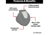 Furrion Powersmart Inlet - 30A, 125/250V, Titanium Grey  • 2021123677