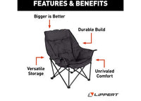 Lippert Big Bear Chair Dark Grey  • 2021128654