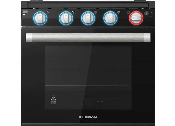 Furrion 2-in-1 RV Gas Range Oven - 21" Black with Stainless Steel Handles  • 2021149019
