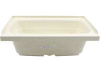 Lippert Bathtub with Center Drain; 24" x 36", Parchment  • 209369