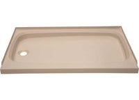 Lippert Shower Pan with Left Drain; 24" x 40", Parchment  • 209498