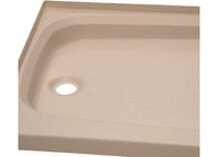 Lippert Shower Pan with Left Drain; 24" x 40", Parchment  • 209498