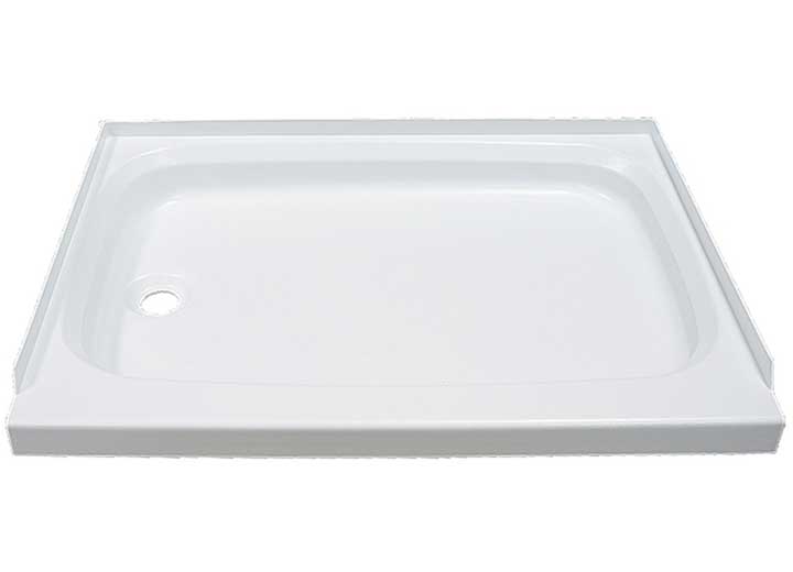 Lippert Shower Pan with Left Drain; 24" x 40", White  • 210377