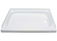 Lippert Shower Pan with Right Drain; 24" x 40", White  • 210379