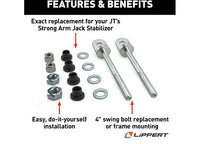 Lippert JT's Strong Arm RV Jack Stabilizer Swing Bolt Kit - 4"  • 314596