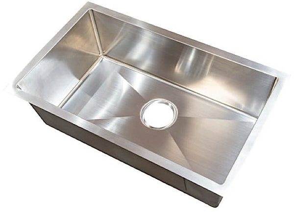 Lippert Stainless Steel Single Square Sink - 25" x 15" x 7"  • 421572