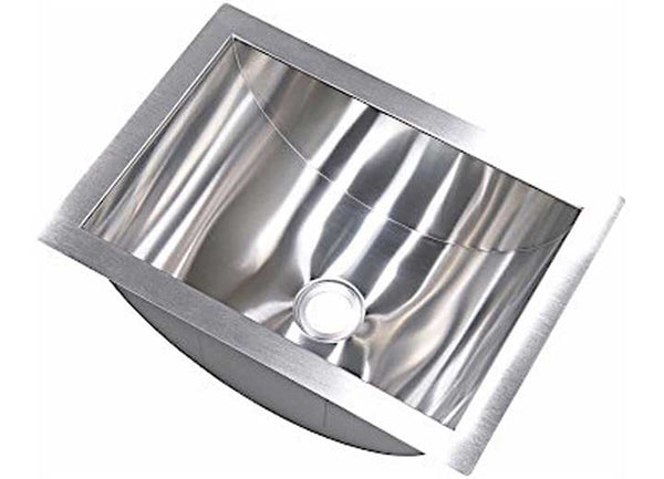 Lippert Trough Sink, 14" x 10" x 6", Stainless Steel  • 426017