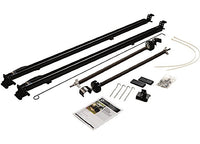 Lippert Solera 1000 Series Universal RV Awning Arms & Hardware Kit - 63"-68" Short, Black  • 434715