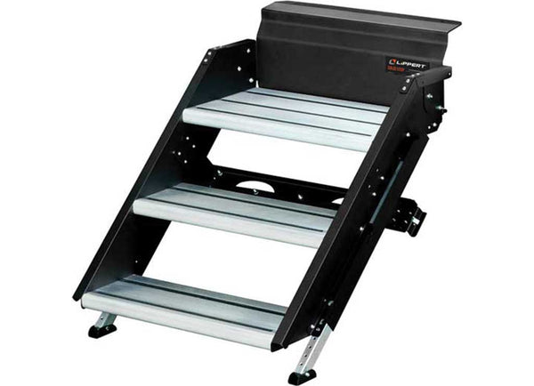 Lippert Solid Step Premium RV Steps - 26" Triple  • 791572