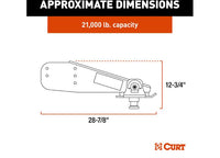 Curt Rota-Flex Pin Box - 21,000 Lbs.  • 807712