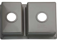 Lippert ABS Plastic Drop-In Rectangular Double Bowl Kitchen Sink - 25"L x 17"W  • 808488