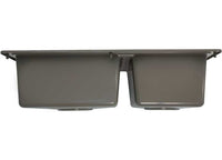 Lippert ABS Plastic Drop-In Rectangular Double Bowl Kitchen Sink - 25"L x 17"W  • 808488