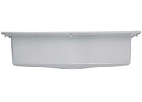 Lippert RV Single Kitchen Galley Sink - 25" x 17" x 6.6" White ABS Plastic  • 809032