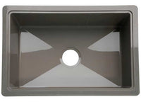 Lippert ABS Plastic RV Single Kitchen Galley Sink, 25" x 17" x 6.6"  • 809033
