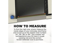 Lippert Screen Defender Screen Protector For 24" LCI Entry Doors  • 859791
