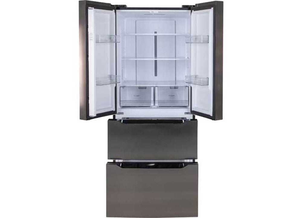 Everchill 16.2 Cu Ft 110 Volt 4 French Door Dark Stainless Steel Refrigerator  • 2022302096