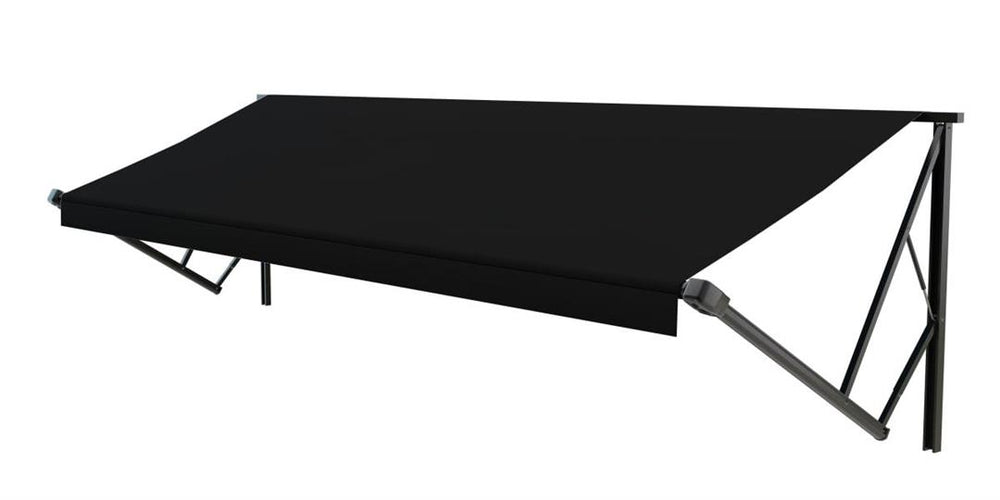 Lippert Solera Power & Hybrid 11'W x 8'Ext. Black Vinyl Hybrid RV Patio Awning Roller Assembly  • V000256341