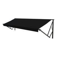 Lippert Power & Hybrid 18'W x 8'Ext. Black Vinyl Hybrid RV Patio Awning Roller Assembly & Black End Caps  • V000211506