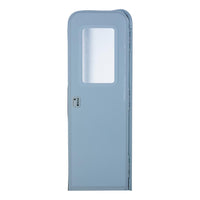 Lippert Right Hinge RV Radius Entry Door with Screen Door - 26" x 78", Polar White  • V000381471