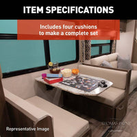Thomas Payne RV Dinette Cushions - 40" Norlina  • 2021100494