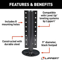 Lippert Level Up Hydraulic Landing Gear Jack, 8,000 lbs Capacity  • 195860