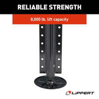 Lippert Level Up Hydraulic Landing Gear Jack, 8,000 lbs Capacity  • 195860