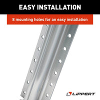 Lippert Hydraulic Jack Assembly in Silver - Aluminum - 8,000 lbs  • 3728923