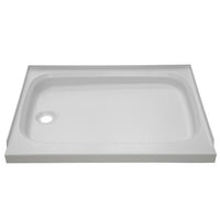 Lippert Shower Pan with Left Drain; 24" x 32", White  • 210369
