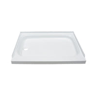 Lippert RV Shower Pan with Left Drain - 24" x 36" White  • 210373