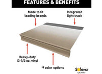 Lippert Solera Universal Vinyl Replacement Fabric for 14' RV Awning - Sand Fade  • V000334375