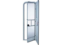 Lippert Right Hinge RV Radius Entry Door with Screen Door - 26" x 70", Polar White  • V000381469