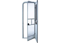 Lippert Right Hinge Upgraded RV Radius Entry Door with Screen Door - 26" x 72", Polar White  • V000431028