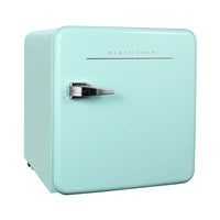 Magic Chef 1.6 Cubic Feet Retro Style Mini Fridge, Mint Green  • MCR16CHM