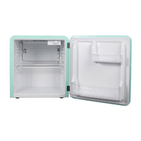 Magic Chef 1.6 Cubic Feet Retro Style Mini Fridge, Mint Green  • MCR16CHM