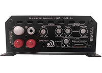 Massive 200 Watts X 4 @ 4 Ohm RMS Marine 4 Channel Amplifier  • TX48