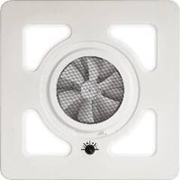 Maxxair Maxxfan Mini Deluxe Roof Vent w/ 12V Fan, Powered Opening, Black  • 00-03851