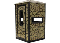 Muddy Gunner Steel Box Blind, Cracked Mud Camo  • MUD-BBBST1000