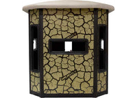 Muddy Bull Steel Box Blind, Cracked Mud Camo  • MUD-BBBST4000
