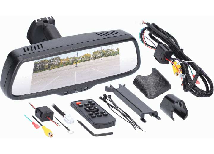 iBeam 7" Mirror/Monitor Single View with 3 Inputs  • TE-RM7