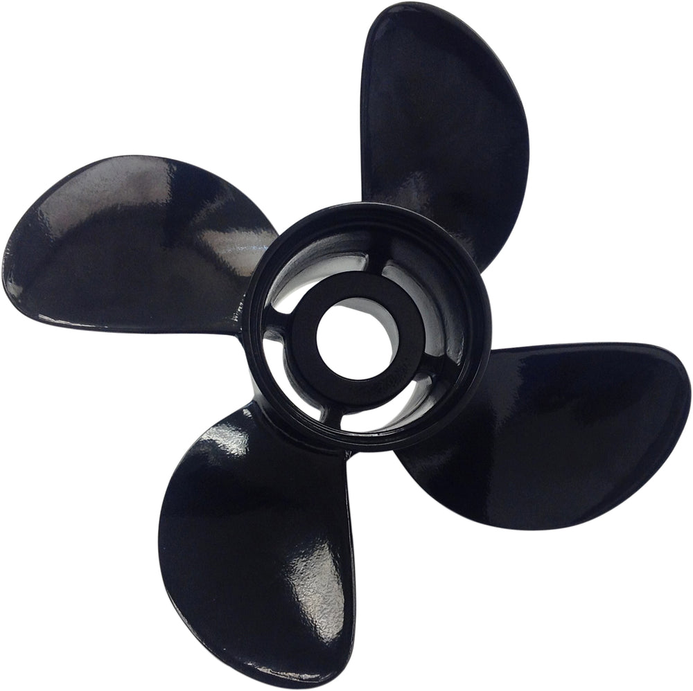 Michigan Wheel Vortex XHS Series 11-1/2"D x 8"P RH Rotation 4-Blade Aluminum Thru Hub Exhaust Propeller  • 992401