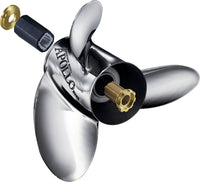 Michigan Wheel Apollo A-Series Large Diameter 3-Blade Stainless Steel Propeller - RH, 15-1/2" Diameter x 17" Pitch  • 993023