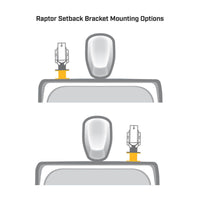 Minn Kota 3" White Setback Bracket for Raptor Anchors  • 1810375